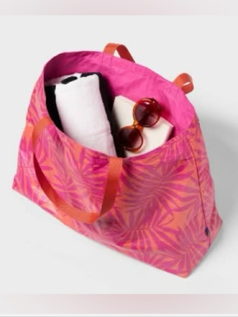Tik Tok Viral Tropical Reversible Summer Tote Waterproof - Picture 2 of 5